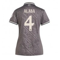 Camiseta Real Madrid David Alaba #4 Tercera Equipación para mujer 2024-25 manga corta